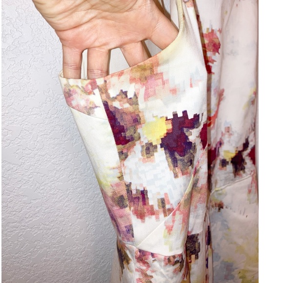 ANTHROPOLOGIE x HUNTER BELL pixelated Floral dress SZ: 10 - Picture 8 of 15
